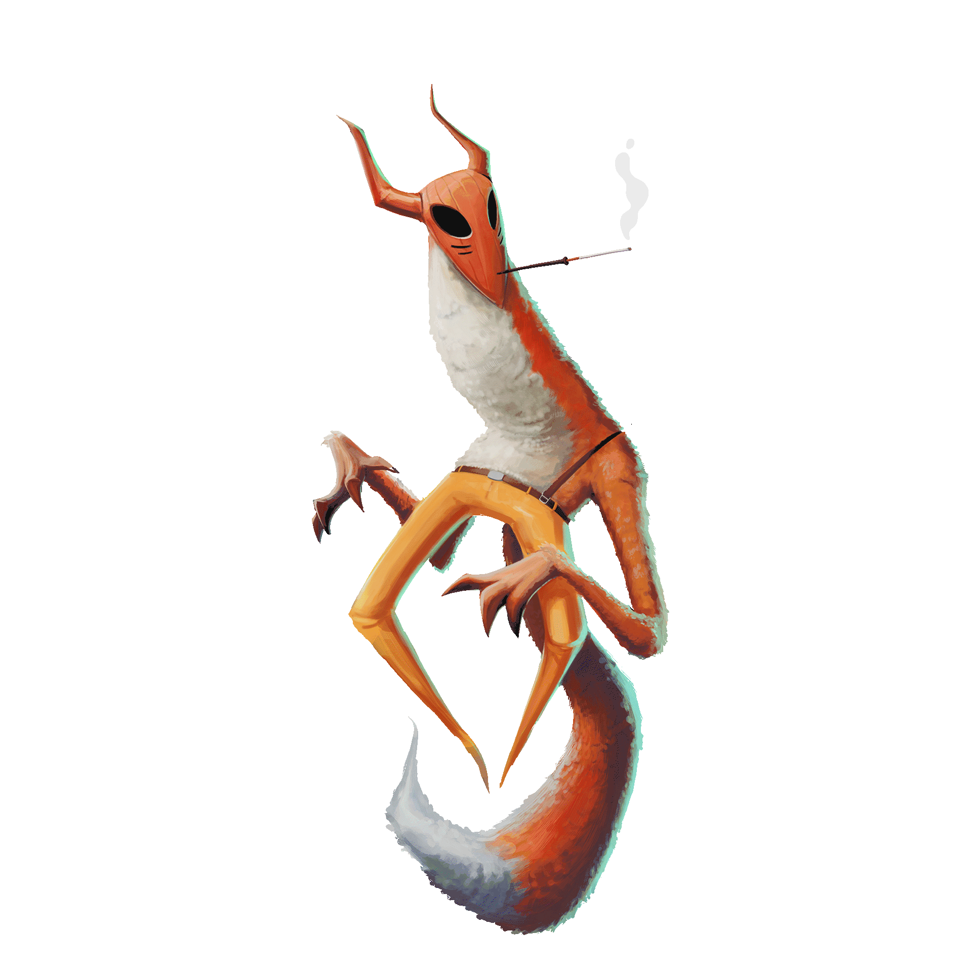 Masoud Azad character illustration